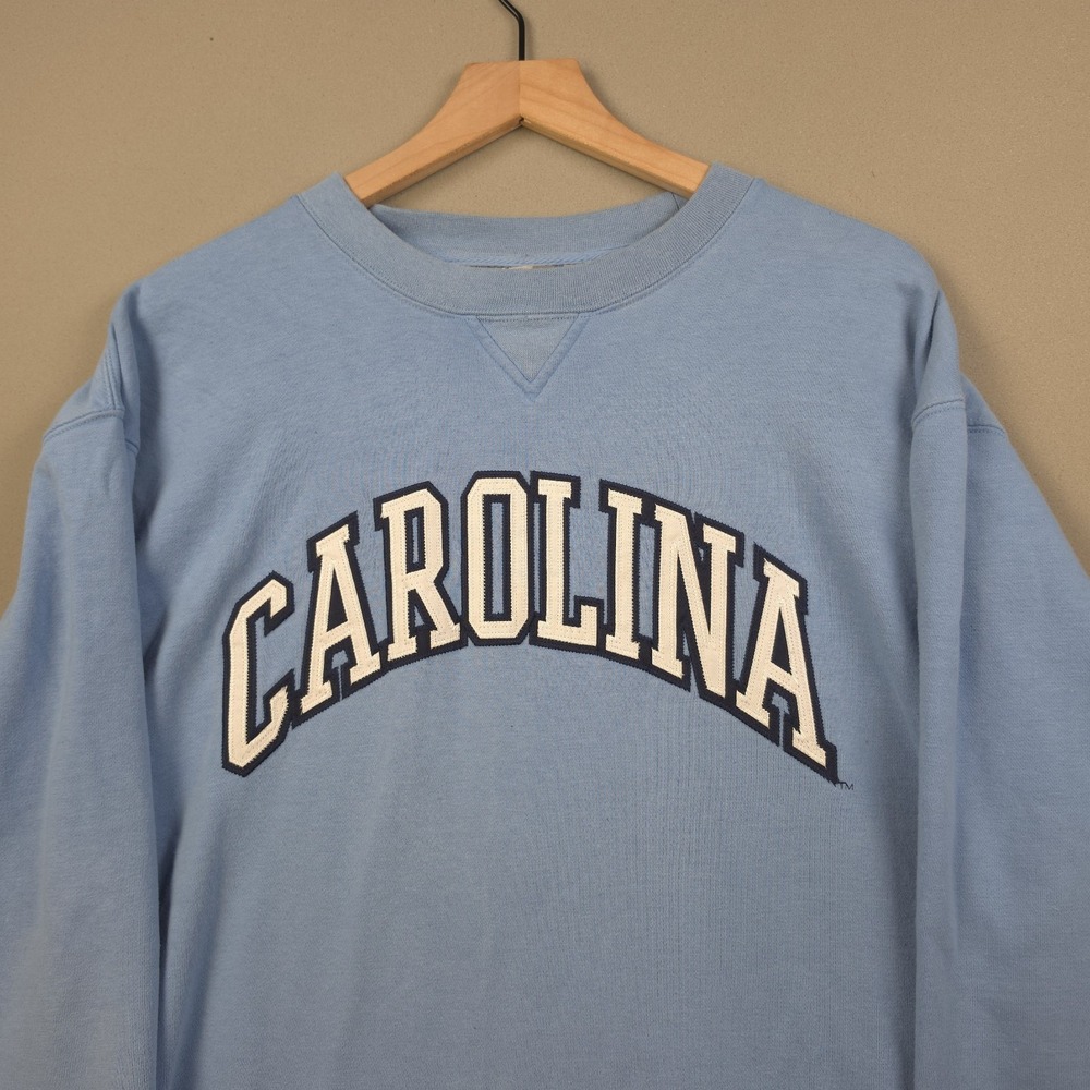 UNC North Carolina Tar Heels Carolina Blue Crewneck Sweatshirt Mens XL J America
